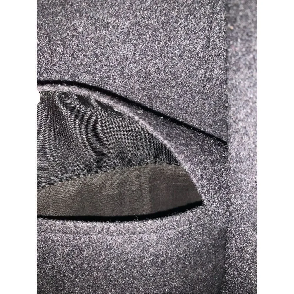 Vintage Bill BLASS Charcoal Gray Cashmere Button Down Blazer‎ Men’s 42